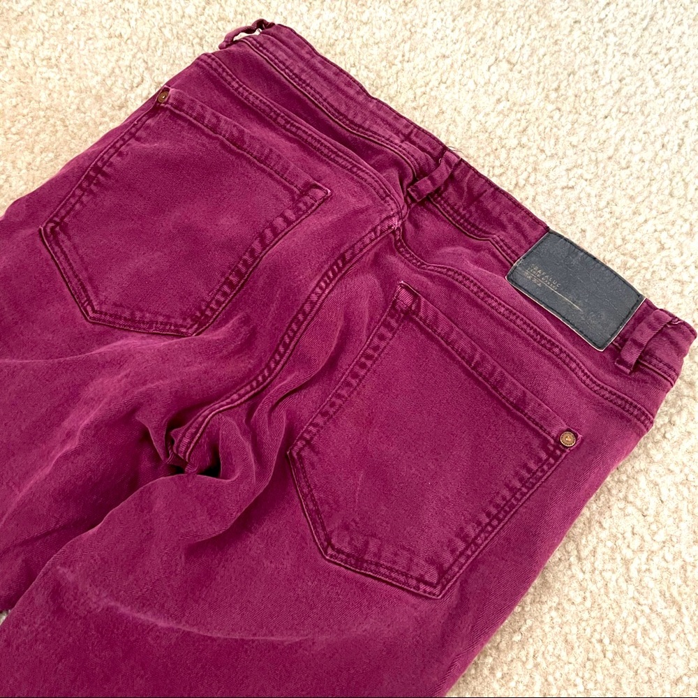 👖Zara Maroon Skinny Jeans